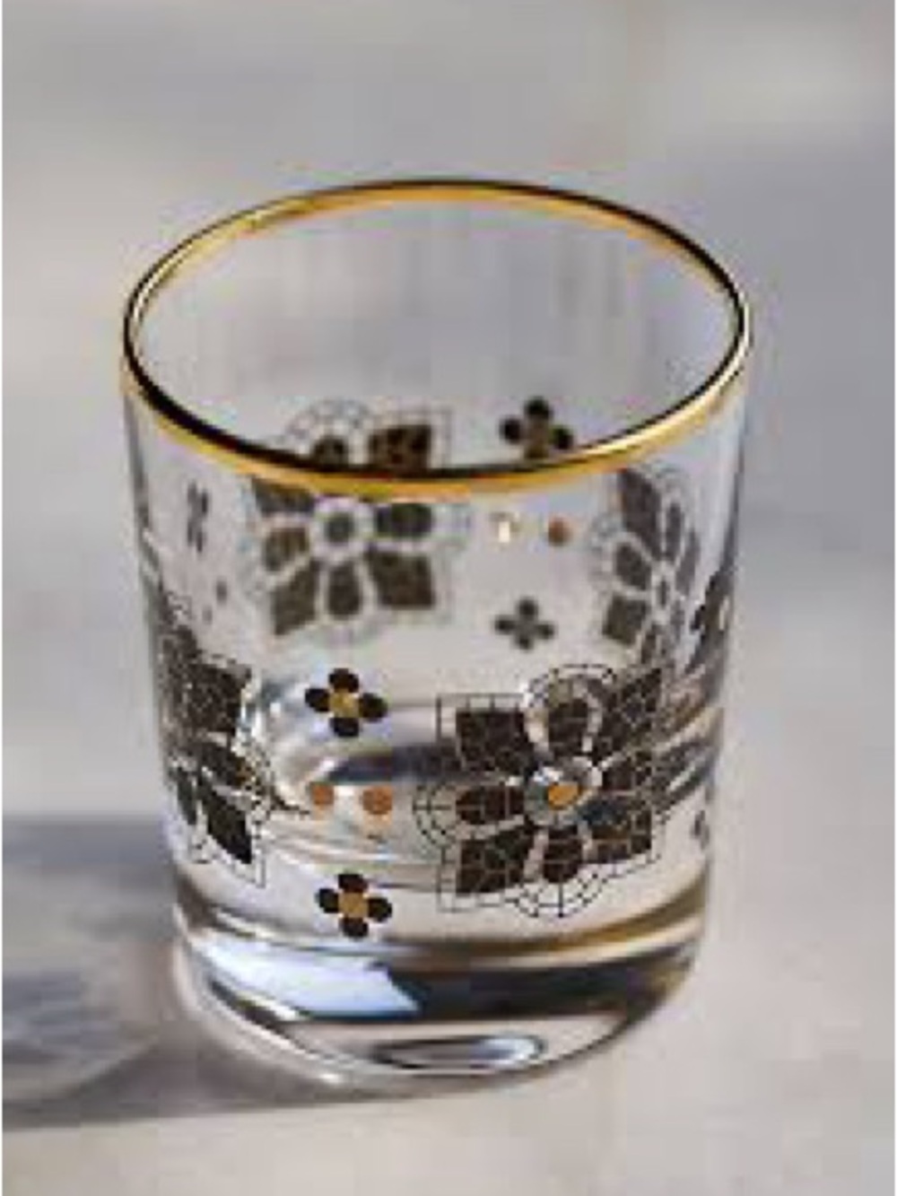 Anthropologie Bistro Tile Shot Glasses (set of two)